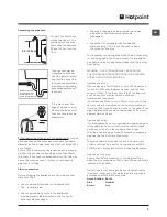 Предварительный просмотр 3 страницы Hotpoint BHWD 149 Instructions For Use Manual