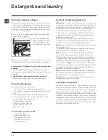 Предварительный просмотр 12 страницы Hotpoint BHWD 149 Instructions For Use Manual