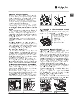 Предварительный просмотр 7 страницы Hotpoint BHWDD 74 Instructions For Use Manual