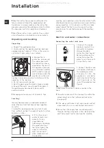 Предварительный просмотр 2 страницы Hotpoint BHWM 129 Instructions For Use Manual