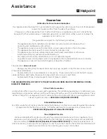 Предварительный просмотр 17 страницы Hotpoint BHWM 149 Instructions For Use Manual