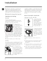 Предварительный просмотр 2 страницы Hotpoint BHWM149 Instructions For Use Manual