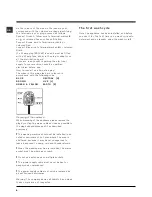 Предварительный просмотр 4 страницы Hotpoint BHWM149 Instructions For Use Manual