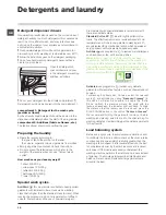 Preview for 14 page of Hotpoint BHWMD 742 Instructions For Use Manual