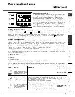 Preview for 11 page of Hotpoint BS 1400 Instructions For Installation And Use Manual