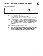 Предварительный просмотр 17 страницы Hotpoint BS42 Instructions For Installation And Use Manual