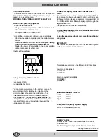 Предварительный просмотр 12 страницы Hotpoint BS43 Instructions For Installation And Use Manual