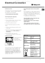 Предварительный просмотр 3 страницы Hotpoint BS43B/1 Operating Instructions Manual