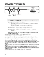 Предварительный просмотр 16 страницы Hotpoint BS61 MK2 Instructions For Installation And Use Manual