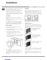 Предварительный просмотр 2 страницы Hotpoint BS89EK Operating Instructions Manual