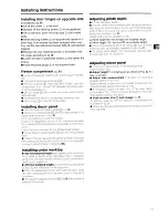 Предварительный просмотр 13 страницы Hotpoint BT40 and Installation And Operating Instructions Manual