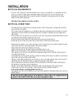 Предварительный просмотр 31 страницы Hotpoint BU62 Instructions For Installation And Use Manual