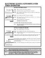 Предварительный просмотр 10 страницы Hotpoint BU71 Instructions For Installation And Use Manual