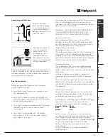 Предварительный просмотр 5 страницы Hotpoint BWD 129 Instructions For Installation & Use