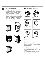 Предварительный просмотр 8 страницы Hotpoint BWD 129 Instructions For Installation & Use