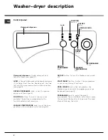 Предварительный просмотр 10 страницы Hotpoint BWD 129 Instructions For Installation & Use