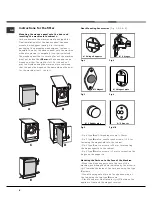 Предварительный просмотр 8 страницы Hotpoint BWM 129 Instructions For Installation And Use Manual