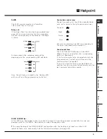 Предварительный просмотр 11 страницы Hotpoint BWM 129 Instructions For Installation And Use Manual