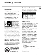 Preview for 55 page of Hotpoint C35SP6R /HA S Operating Instructions Manual