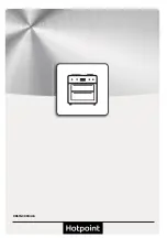 Hotpoint CD67G0CCX/UK Installation Manual preview