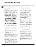 Preview for 32 page of Hotpoint CE6IFA.1 X F/HA Operating Instructions Manual