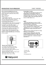 Preview for 3 page of Hotpoint CF1A 100 H UK Installation Instructions Manual