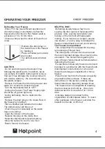 Preview for 4 page of Hotpoint CF1A 100 H UK Installation Instructions Manual