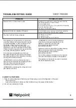 Preview for 8 page of Hotpoint CF1A 100 H UK Installation Instructions Manual