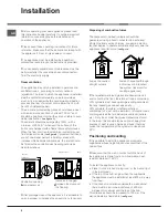 Предварительный просмотр 4 страницы Hotpoint CG64SG1 UA/HA Operating Instructions Manual