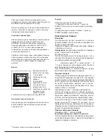 Предварительный просмотр 19 страницы Hotpoint CG64SG1 UA/HA Operating Instructions Manual