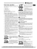 Предварительный просмотр 9 страницы Hotpoint CH 10450 GF S Operating Instructions Manual