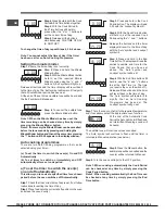 Предварительный просмотр 10 страницы Hotpoint CH 10450 GF S Operating Instructions Manual