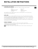 Preview for 29 page of Hotpoint CH 10750 GF S Operating Instructions Manual