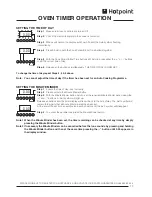 Предварительный просмотр 17 страницы Hotpoint CH60GCIK Use And Installation Instructions