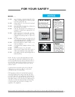 Preview for 5 page of Hotpoint CH60GPCF Use And Installation Instructions