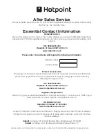 Preview for 35 page of Hotpoint CH60GPCF Use And Installation Instructions