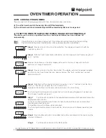 Предварительный просмотр 18 страницы Hotpoint CH60GTCF Use And Installation Instructions