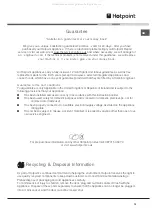 Предварительный просмотр 15 страницы Hotpoint CIO 642 DD B Operating Instructions Manual