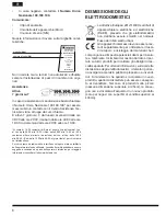 Предварительный просмотр 6 страницы Hotpoint CM TDC EU Operating Instructions Manual