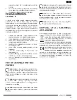 Предварительный просмотр 9 страницы Hotpoint CM TDC EU Operating Instructions Manual