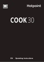 Предварительный просмотр 1 страницы Hotpoint COOK30 Operating Instructions Manual