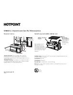 Hotpoint COUNTER SAVER PLUS RVM1625SJ Dimension Manual preview