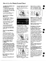 Предварительный просмотр 15 страницы Hotpoint Counter Saver RVM122H Use And Care Manual