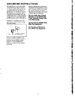 Preview for 17 page of Hotpoint Counter Saver RVM58 Use And Care Manual