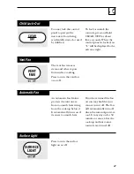 Preview for 27 page of Hotpoint Countersaver Plus RVM1325 Owner'S Manual