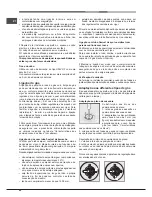 Предварительный просмотр 44 страницы Hotpoint CP 87 SG1/HA S Operating Instructions Manual