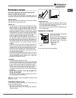 Предварительный просмотр 23 страницы Hotpoint CP 9 VP6 DE/HA S Operating Instructions Manual