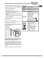 Предварительный просмотр 35 страницы Hotpoint CP 9 VP6 DE/HA S Operating Instructions Manual