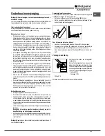 Предварительный просмотр 41 страницы Hotpoint CP 9 VP6 DE/HA S Operating Instructions Manual