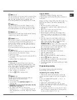 Предварительный просмотр 25 страницы Hotpoint CP87SEA/HA Operating Instructions Manual